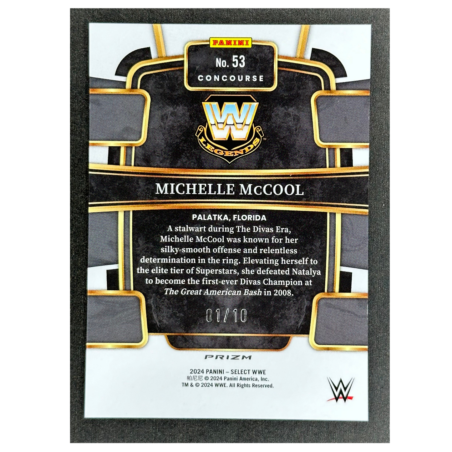 Michelle McCool 2024 Select Gold 1/10 #53