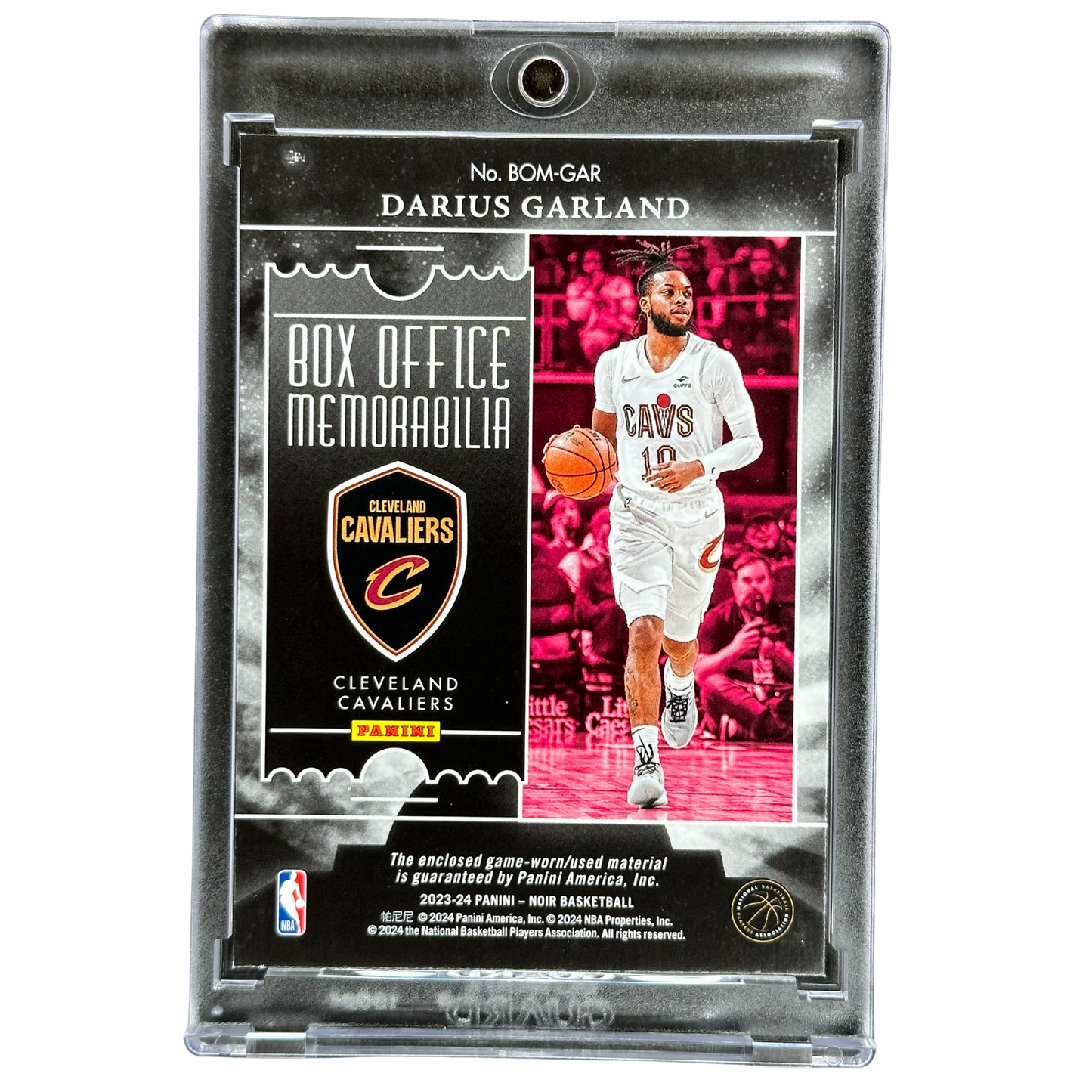 Darius Garland 2023 Noir Box Office Patch 4/10 #BOM-GAR