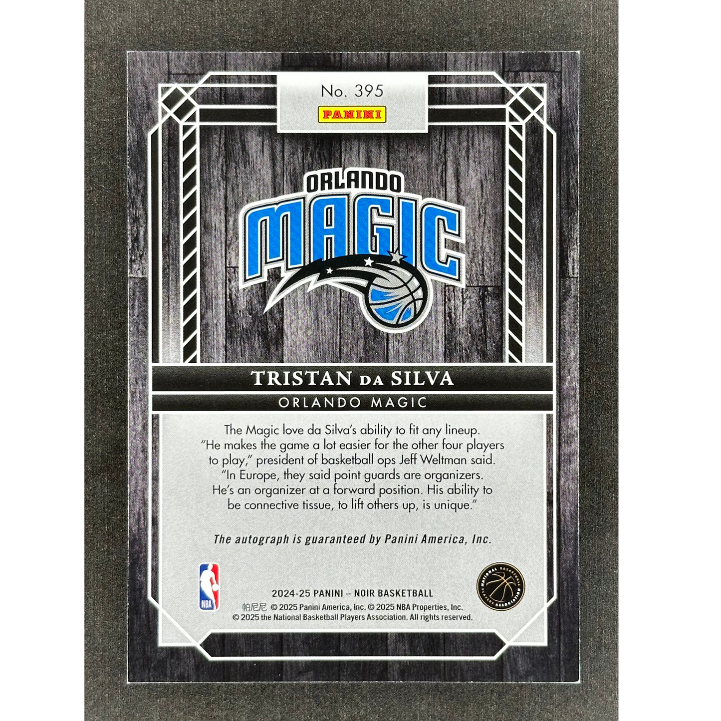 Tristan Da Silva 2024 Noir RC Auto 2/25 #395