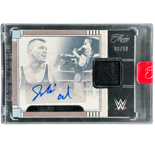 Julius Creed 2024 Three Count Memorabilia Auto 80/99 #PM-JCD