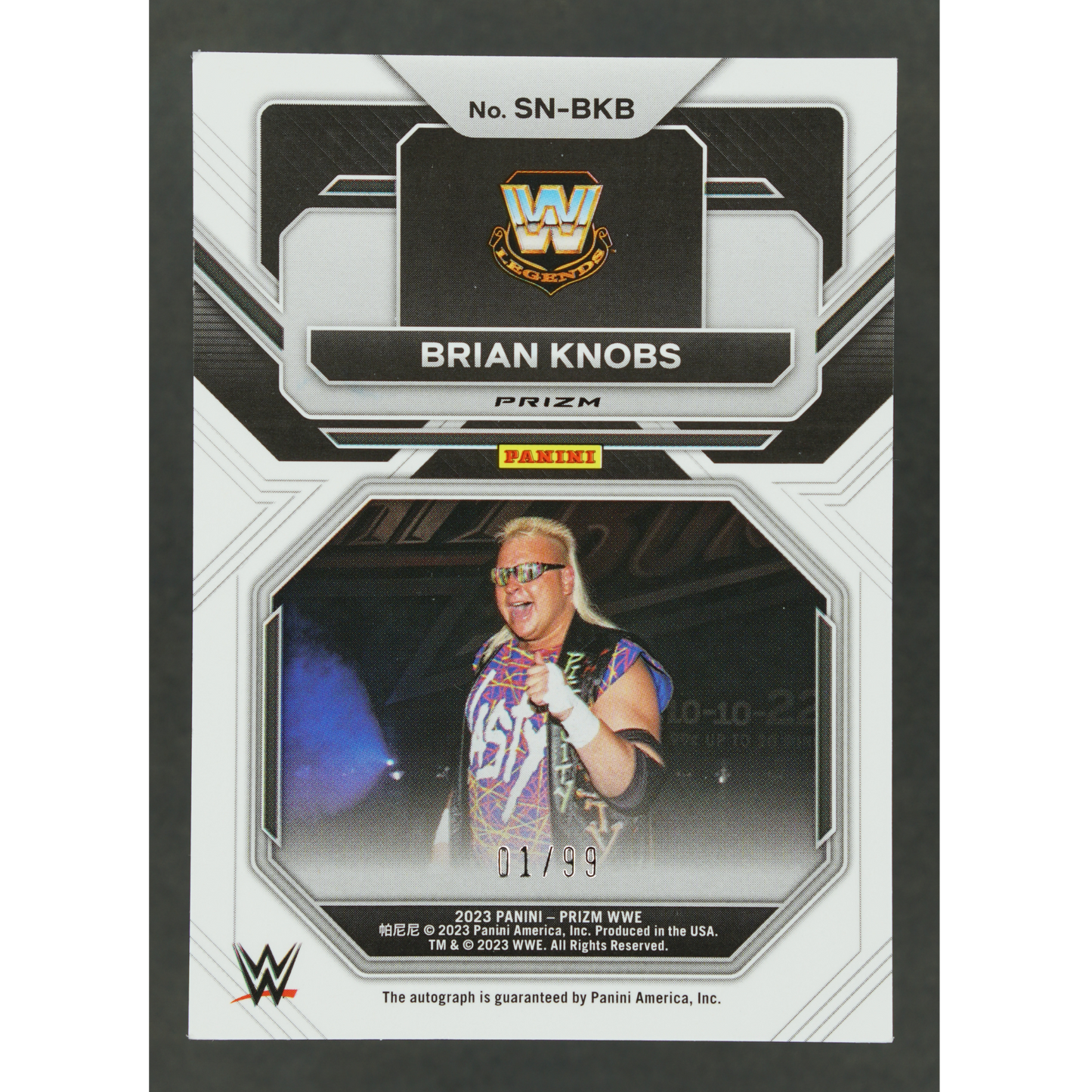 Brian Knobs 2023 Prizm Sensational Signatures Red Auto 1/99 #SN-BKB