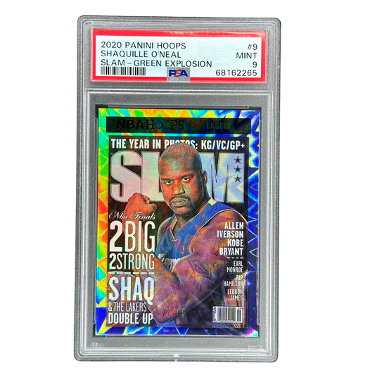 Shaquille O´Neal 2020 Hoops Slam Green Explosion 27/89 PSA 9 #9