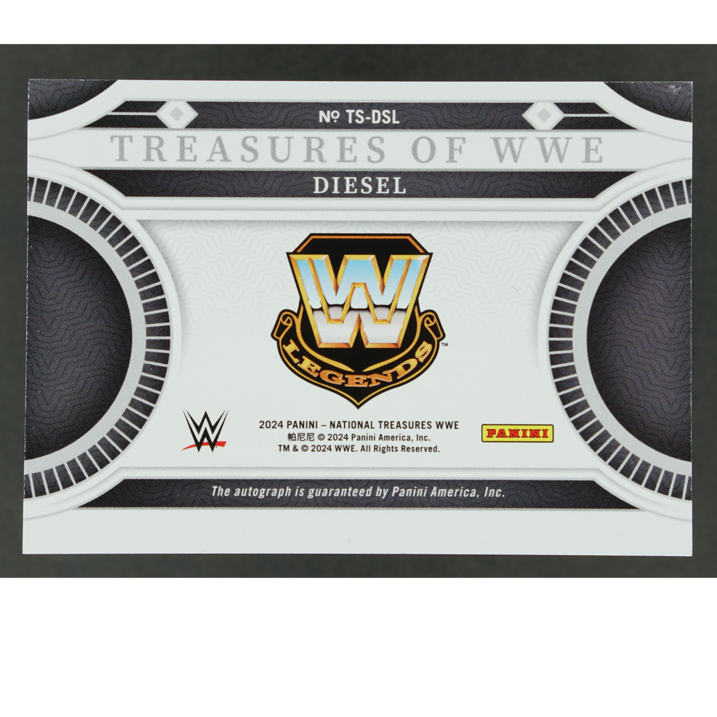 Diesel 2024 National Treasures of WWE Auto 89/99 #TS-DSL