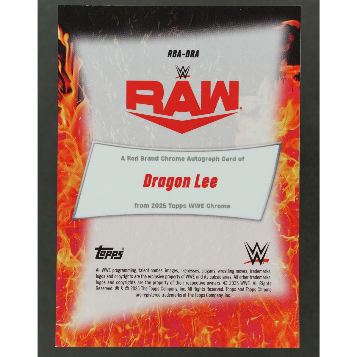 Dragon Lee 2026 Chrome Gold Geometric Red Brand Auto 26/50 #RBA-DRA