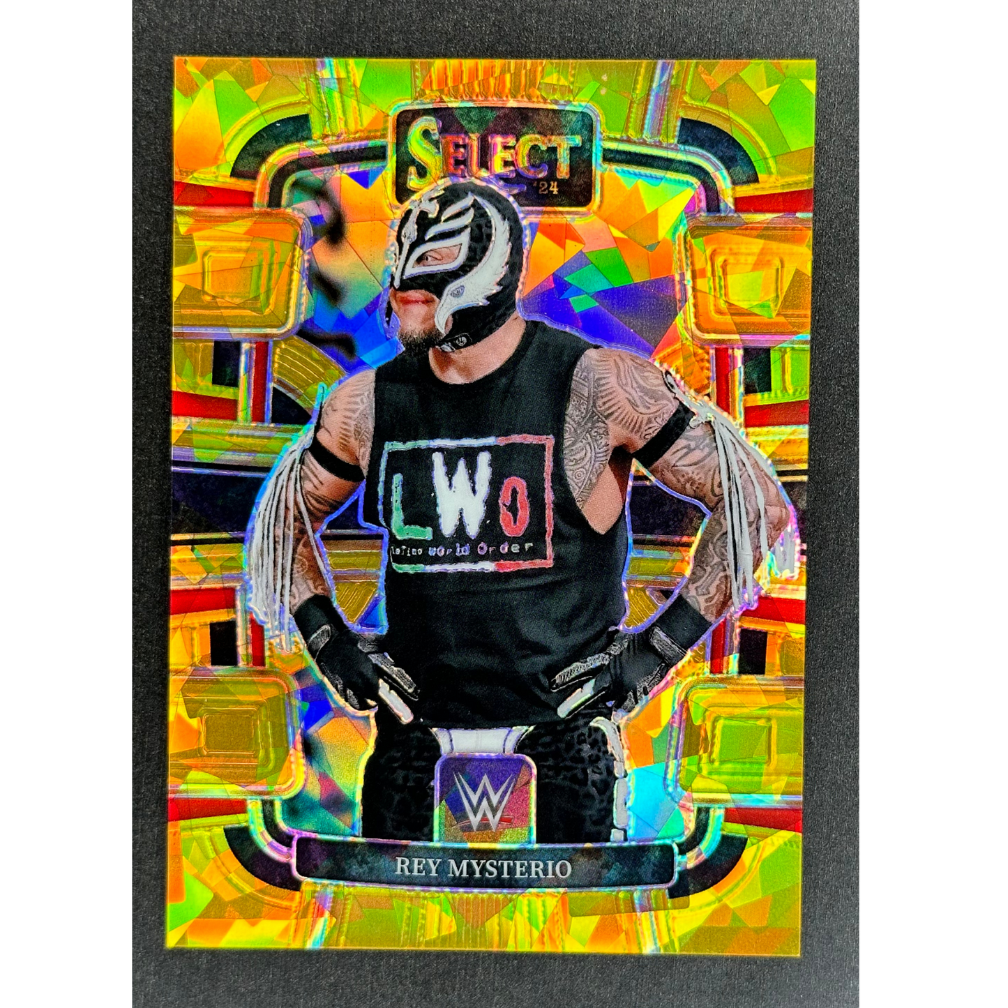 Rey Mysterio 2024 Select Gold Ice 4/10 #22
