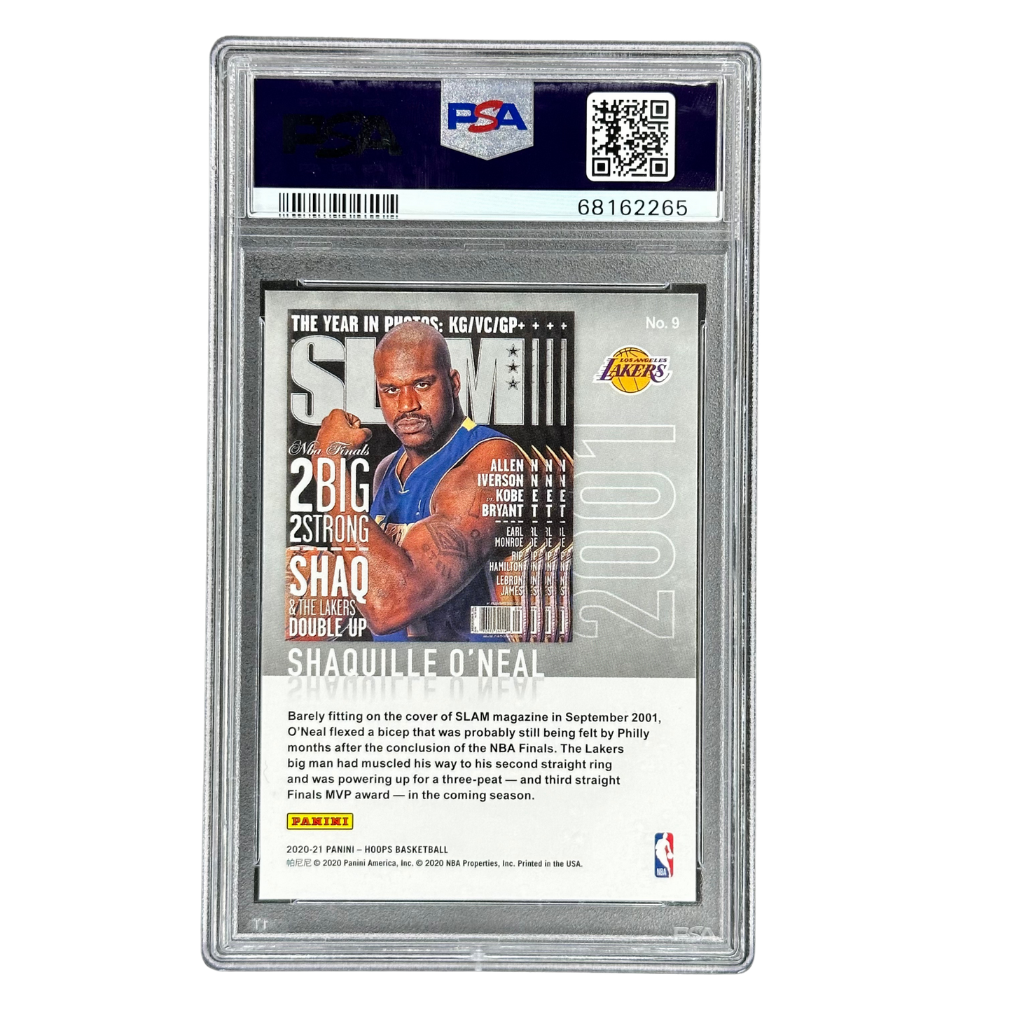 Shaquille O´Neal 2020 Slam Green Explosion 27/89 PSA 9 #9