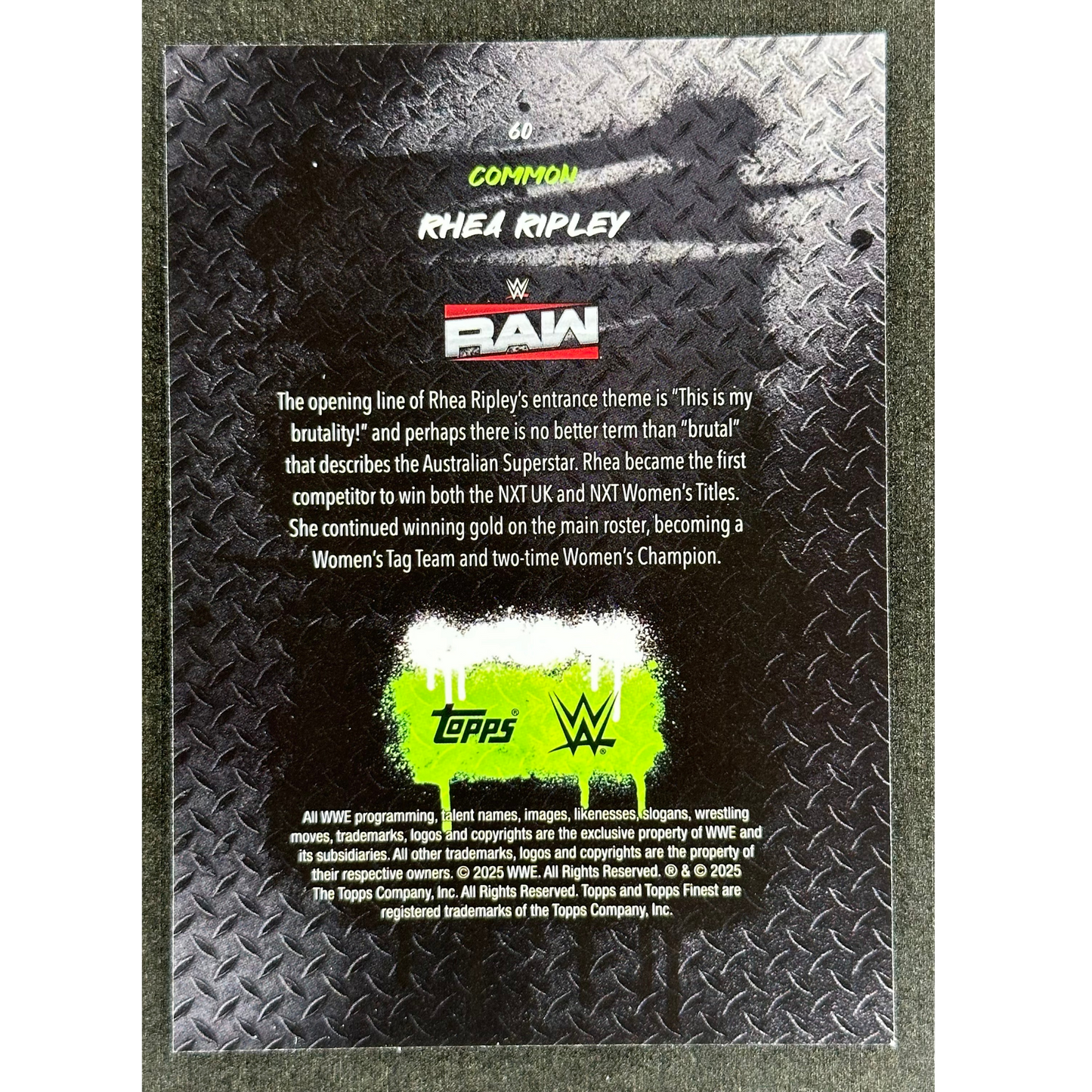 Rhea Ripley 2025 Finest #60