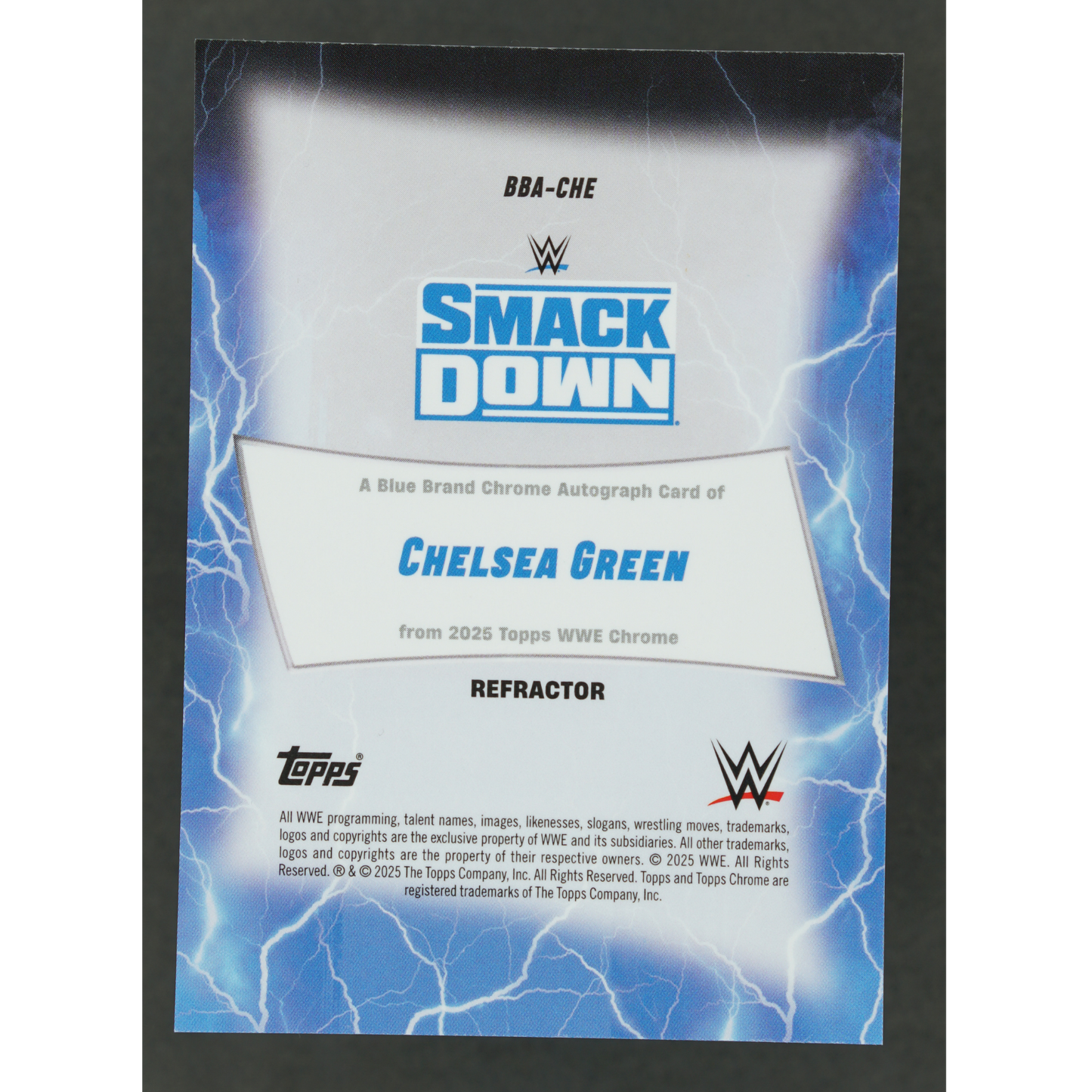 Chelsea Green 2025 Chrome Blue Brand Auto 54/175 #BBA-CHE