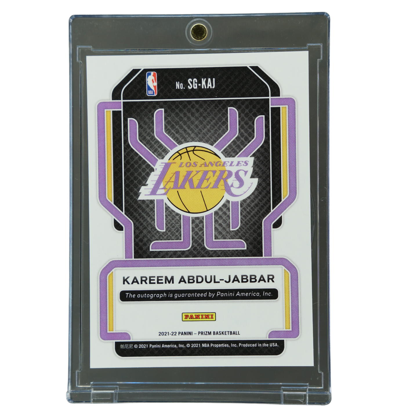 Kareem Abdul-Jabbar 2021 Prizm Auto #SG-KAJ