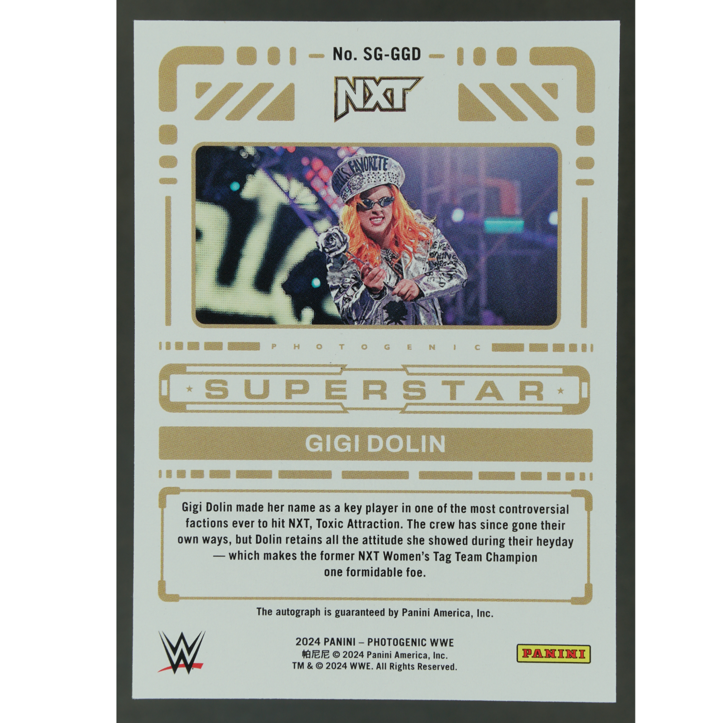 Gigi Dolin 2024 Photogenic Superstar Auto 16/25 #SG-GGD