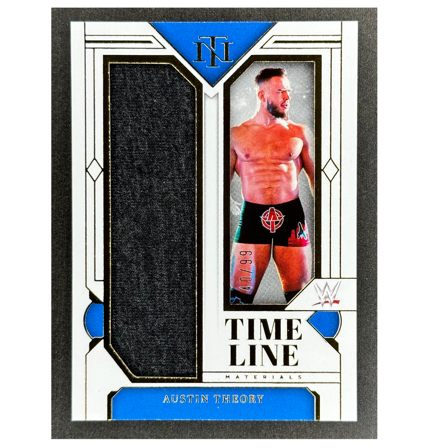 Austin Theory 2024 National Treasures Timeline Memorabilia 40/99 #TM-ATH
