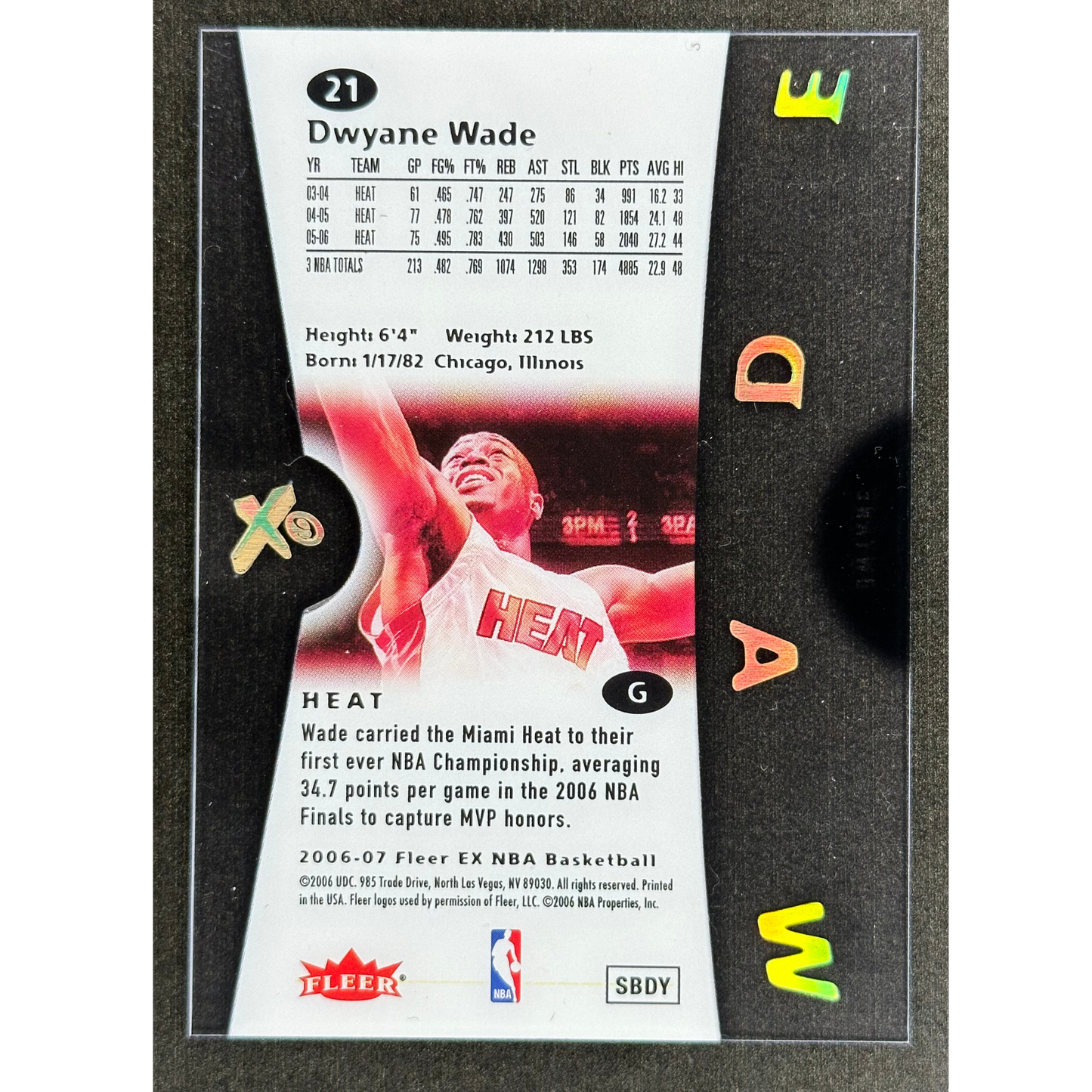 Dwyane Wade 2006 Fleer EX #21
