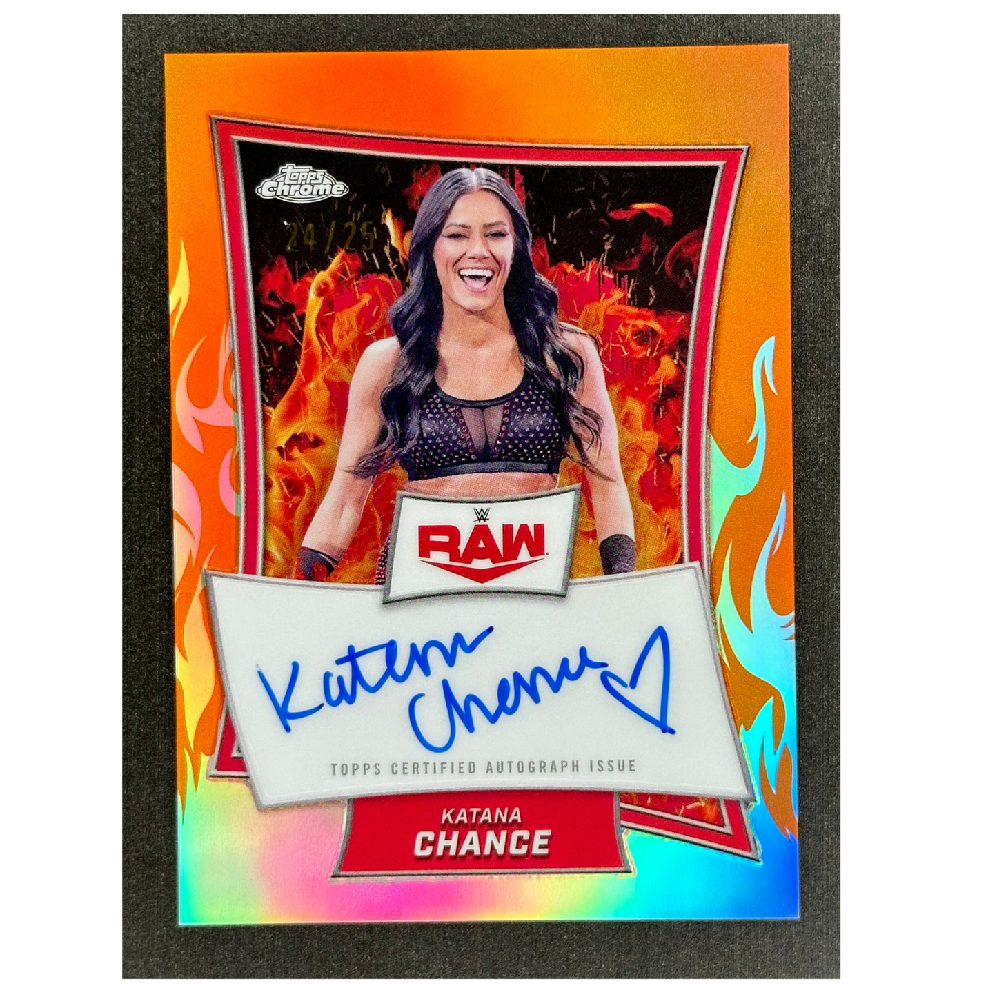 Katana Chance 2025 Chrome Red Brand Auto 24/25 #RBA-KAA