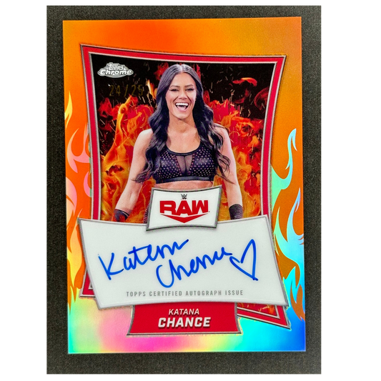 Katana Chance 2025 Chrome Red Brand Auto 24/25 #RBA-KAA