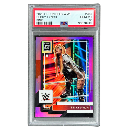 Becky Lynch 2023 Optic Pink 66/199 PSA 10 #368