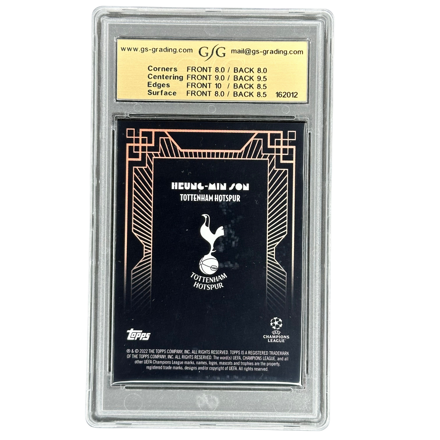 Heung-Min Son 2022 Deco Auto 4/5 GSG 8