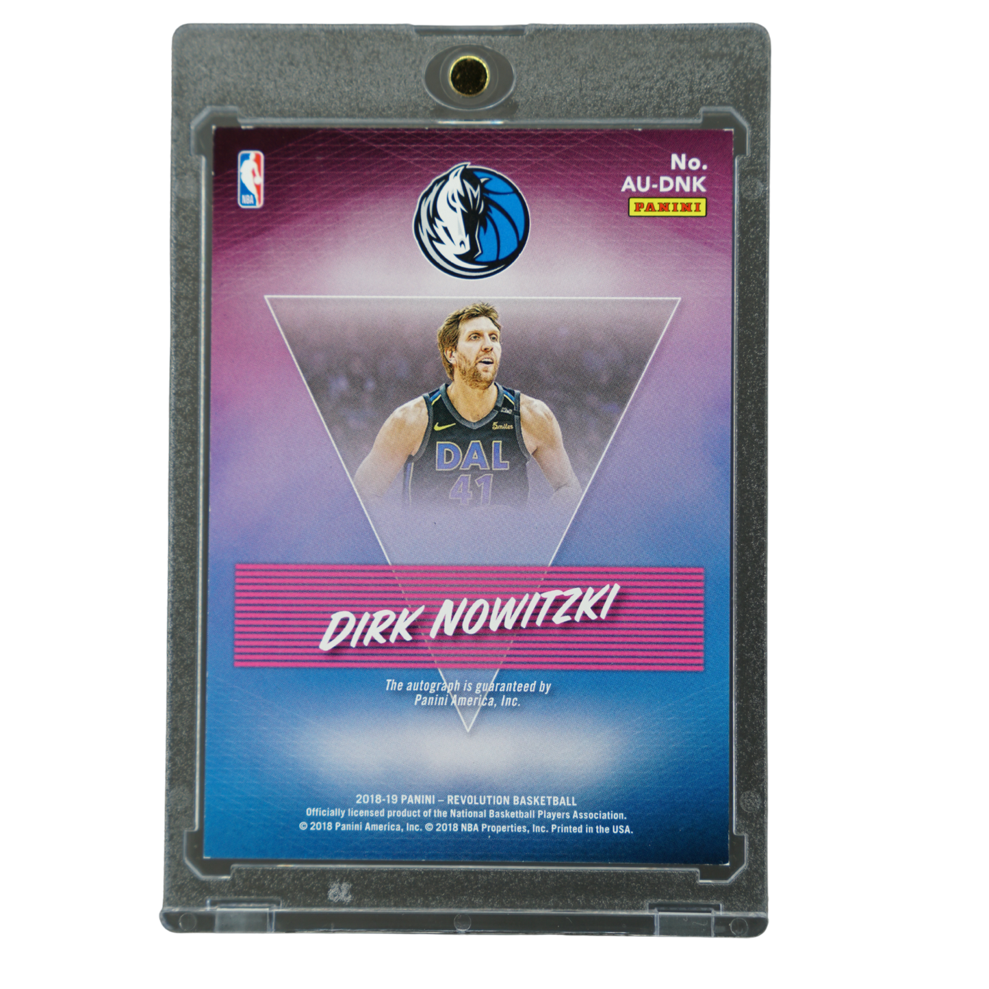 Dirk Nowitzki 2018 Revolution Auto #AU-DNK