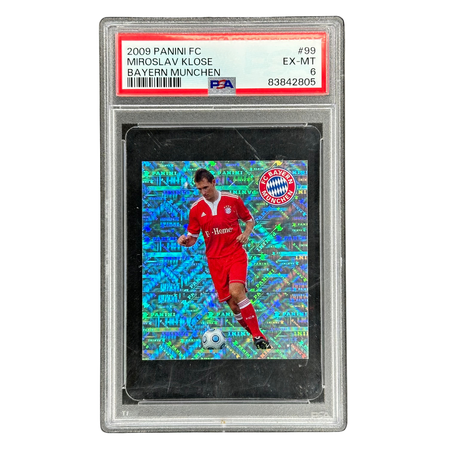 Miroslav Klose 2009 FC Bayern München Panini Sticker PSA 6 #99