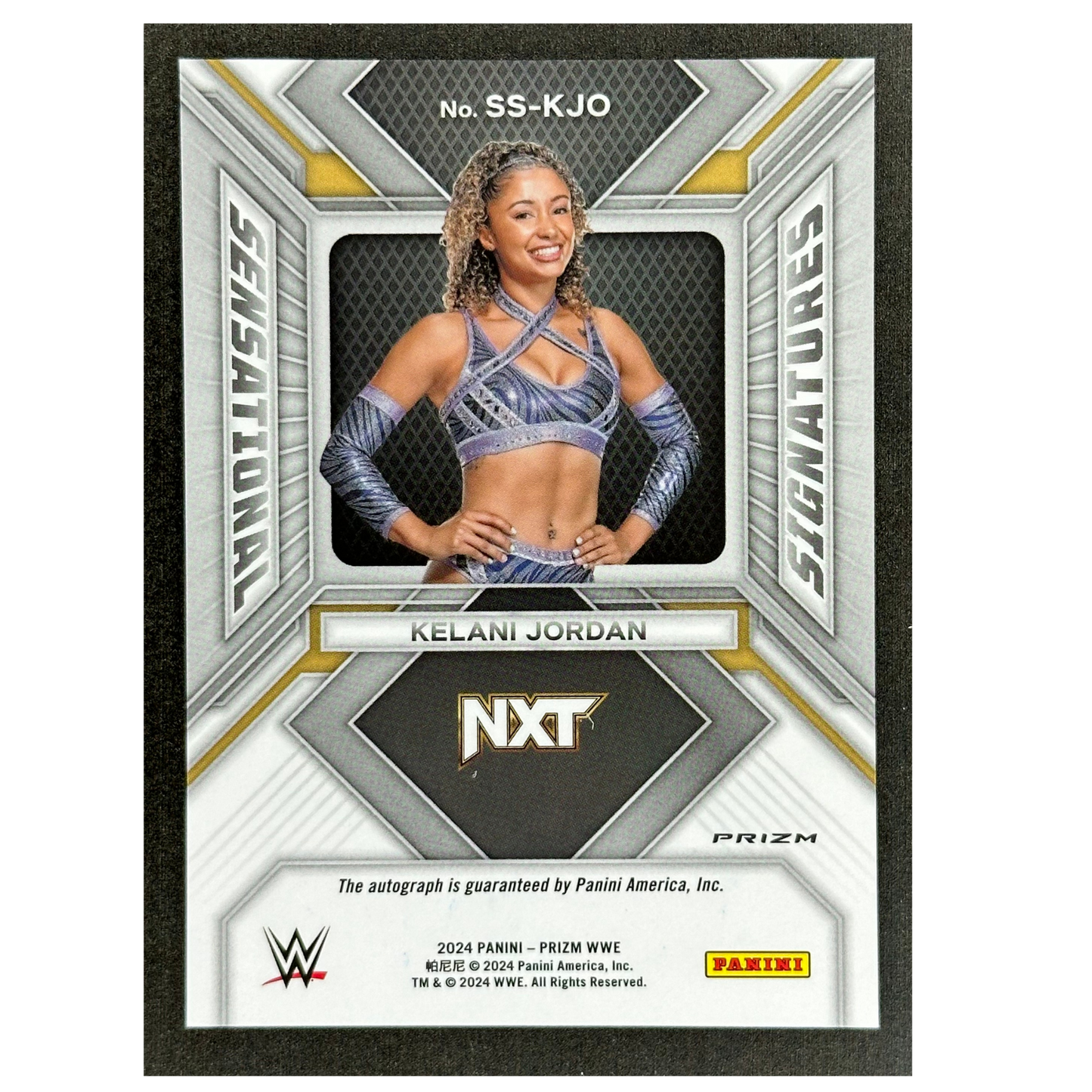 Kelani Jordan 2024 Prizm RC Rookie Card Disco Auto #SS-KJO