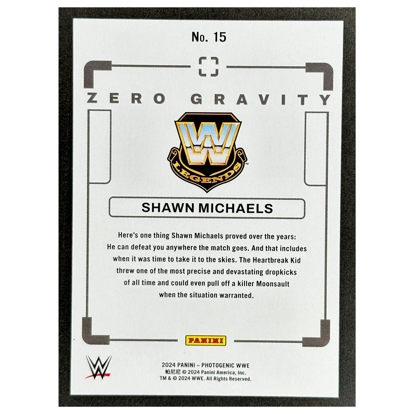 Shawn Michaels 2024 Photogenic Zero Gravity 73/75 #15