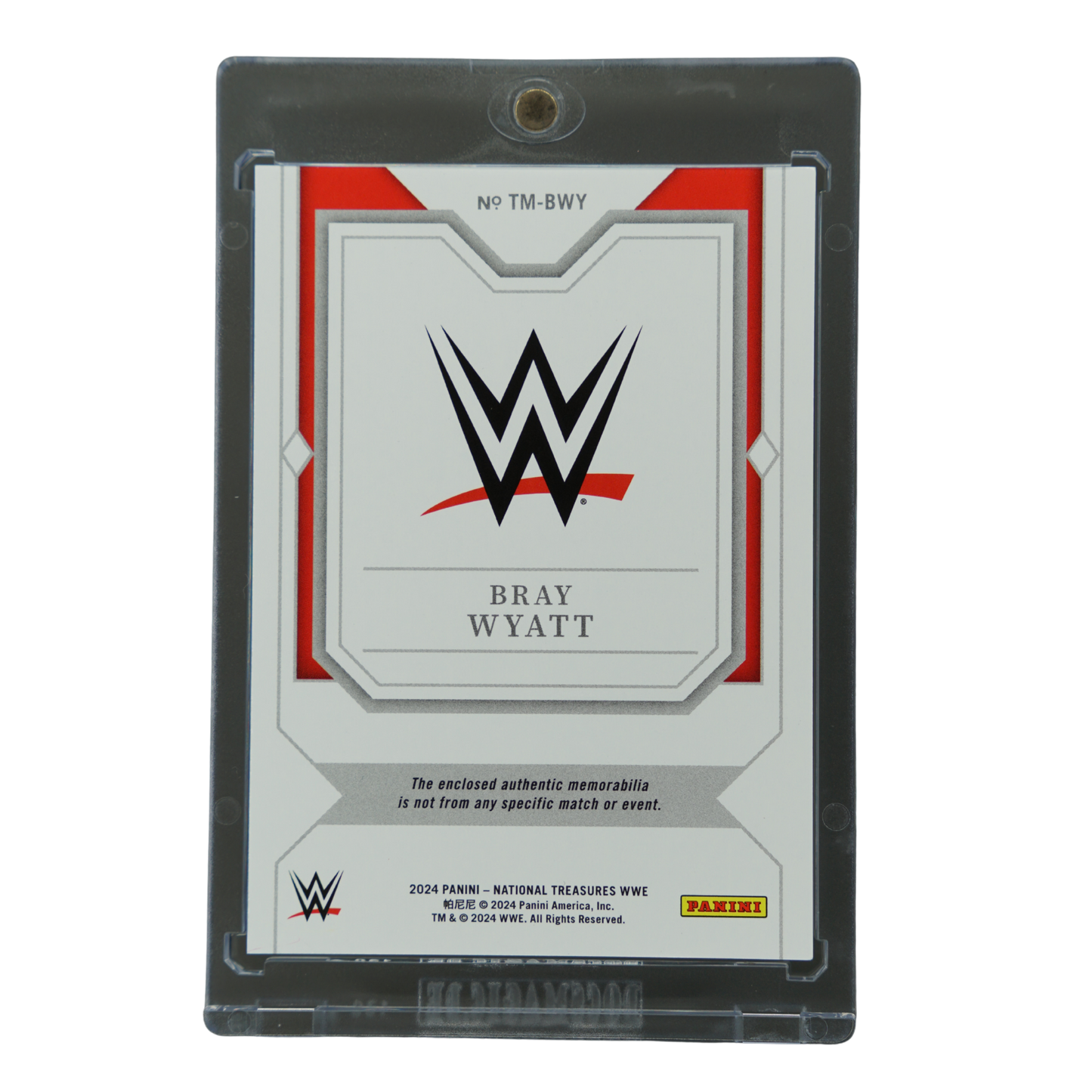 Bray Wyatt 2024 National Treasures Time Line Memorabilia 14/25 #TM-BWY