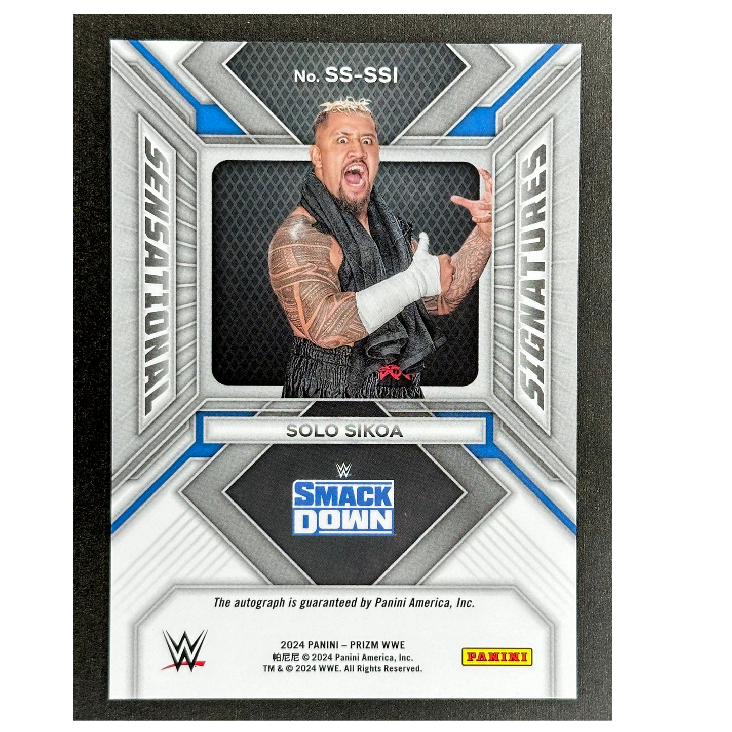 Solo Sikoa 2024 Prizm Sensational Signatures Auto #SS-SSI