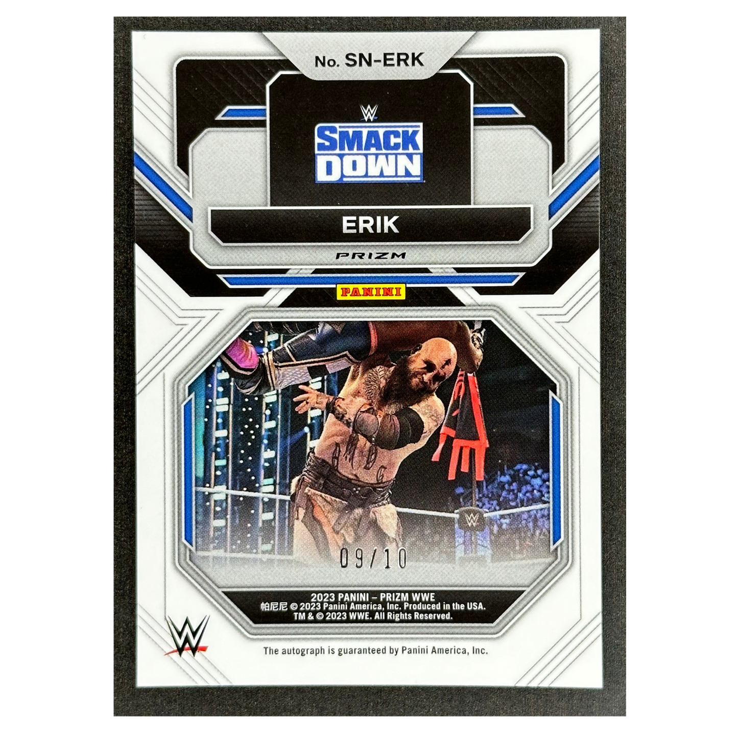 Erik 2023 Prizm Gold Sensational Signatures Auto 9/10 #SN-ERK