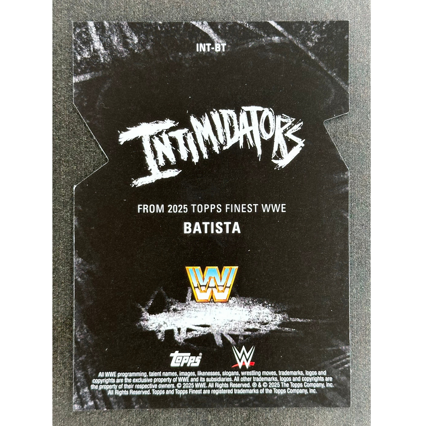 Batista 2025 Finest Intimidators Die-Cut 33/75 #INT-BT