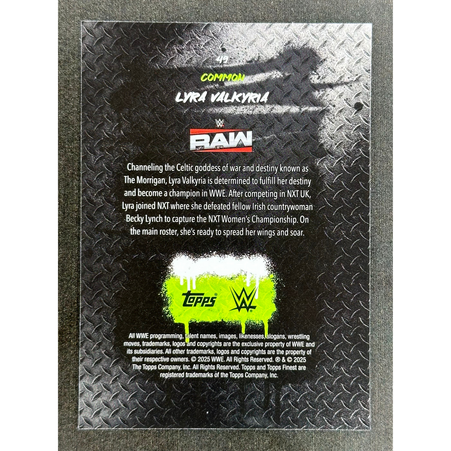 Lyra Valkyria 2025 Finest Purple Checkerboard 151/199 #49