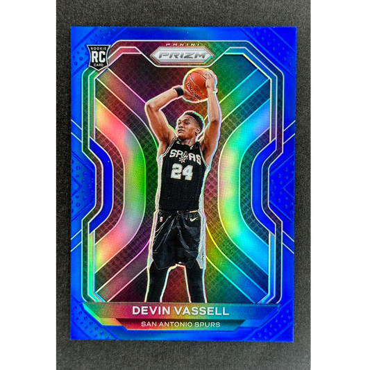Devin Vassell 2020 Prizm Blue Rookie Card (RC) 133/199 #252