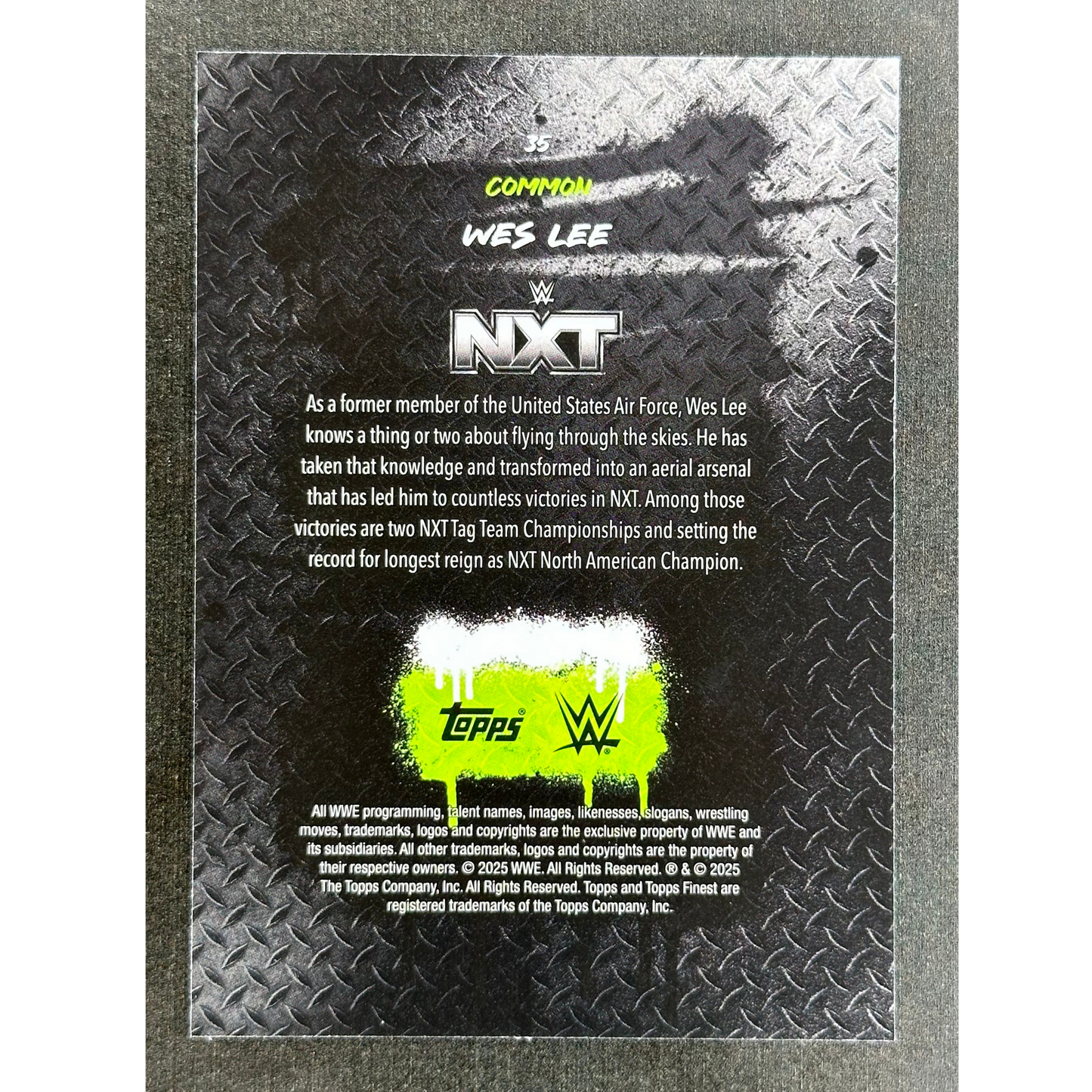 Wes Lee 2025 Finest 54/199 #35