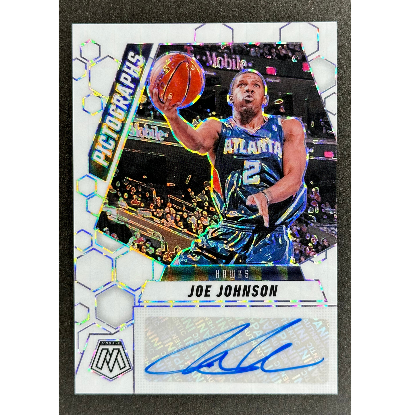 Joe Johnson 2024 Mosaic Pictographs Auto 23/25 #PM-JOE