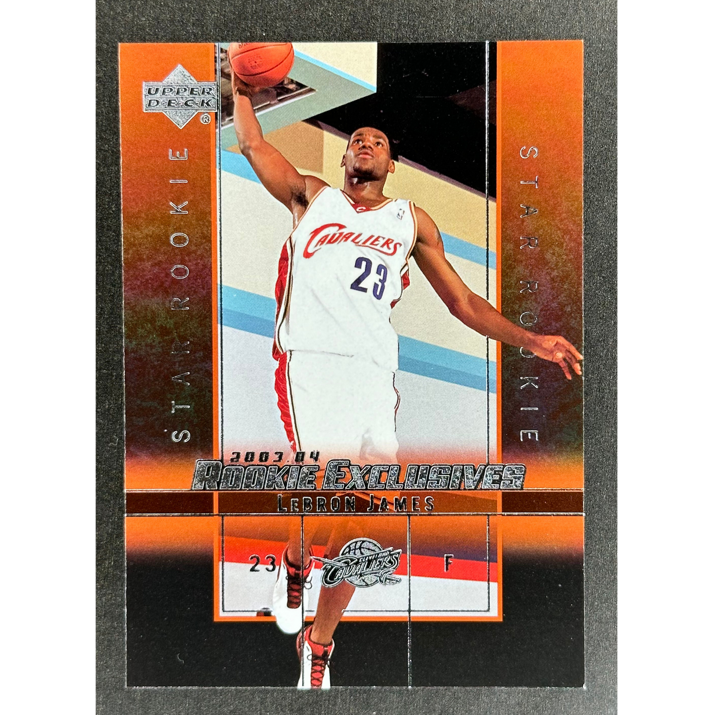 Lebron James 2003-04 Rookie Exclusives Star Rookie #23