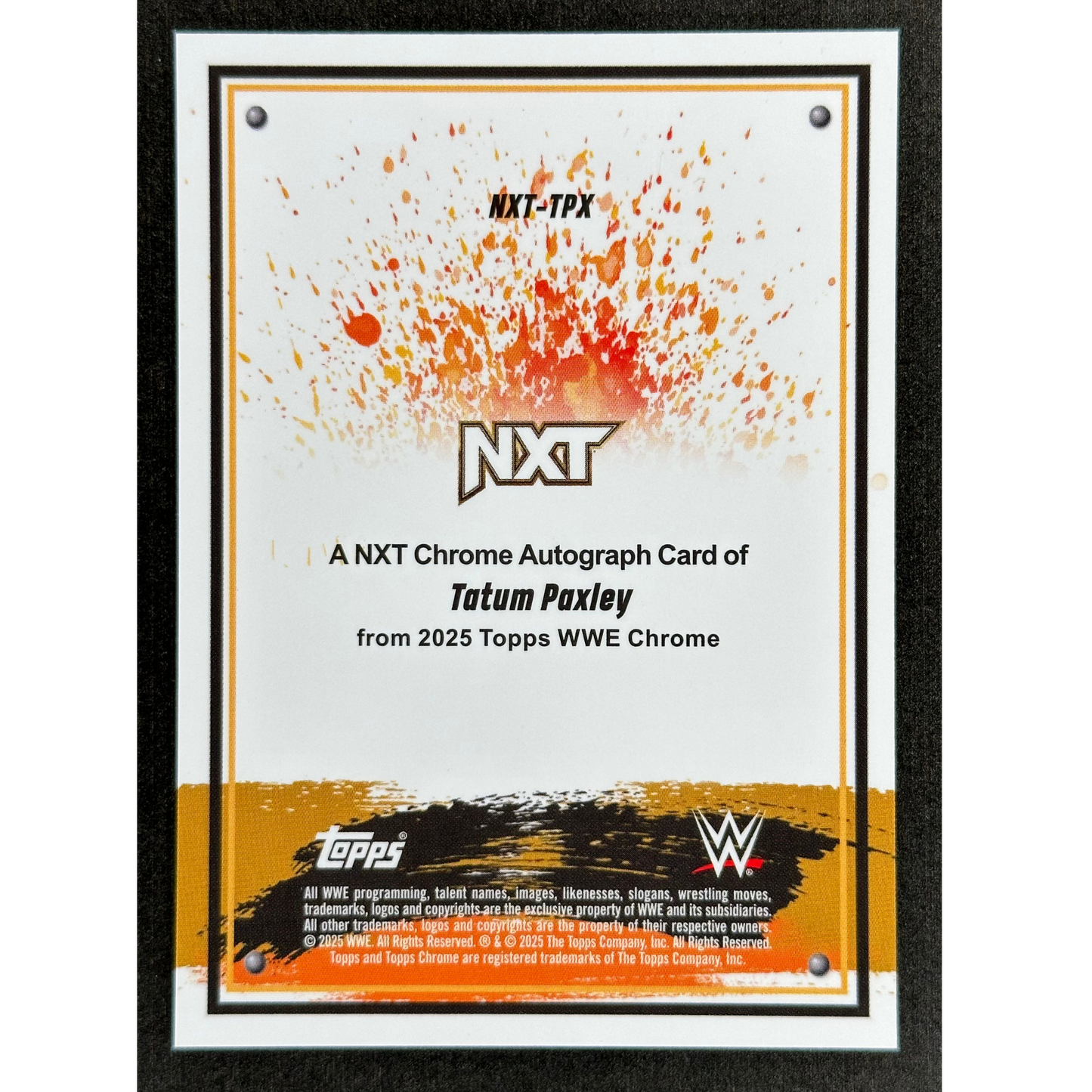 Tatum Pexley 2025 Chrome NXT Auto 66/150 #NXT-TPX