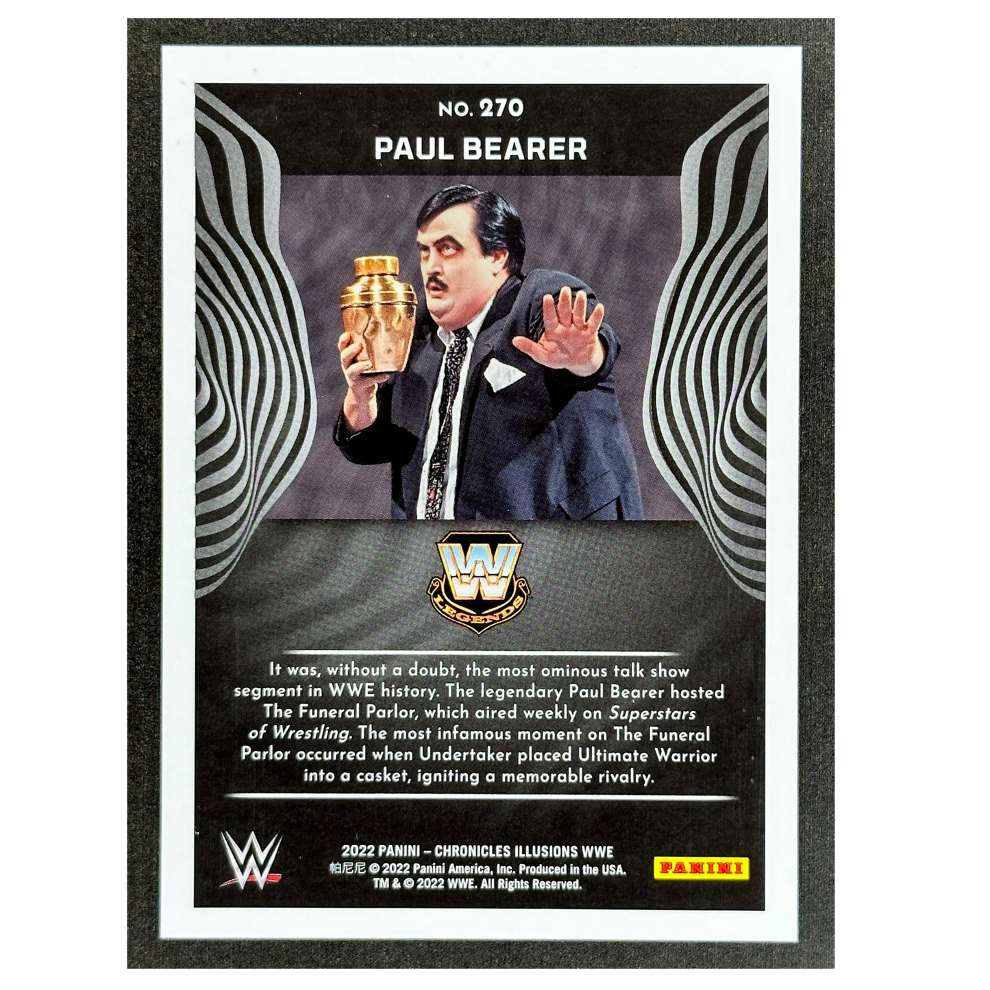 Paul Bearer 2022 Chronicles Illusions Gold 9/10 #270