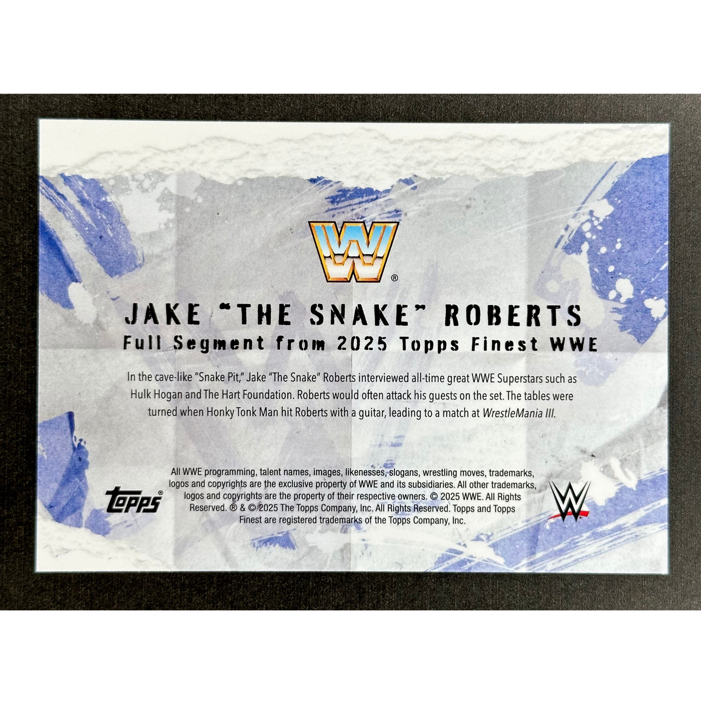 Jake "The Snake" Roberts 2025 Finest Full Segment