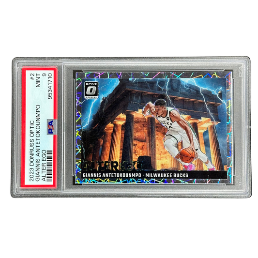 Giannis Antetokounmpo 2023 Optic Alter Ego PSA 9 #2