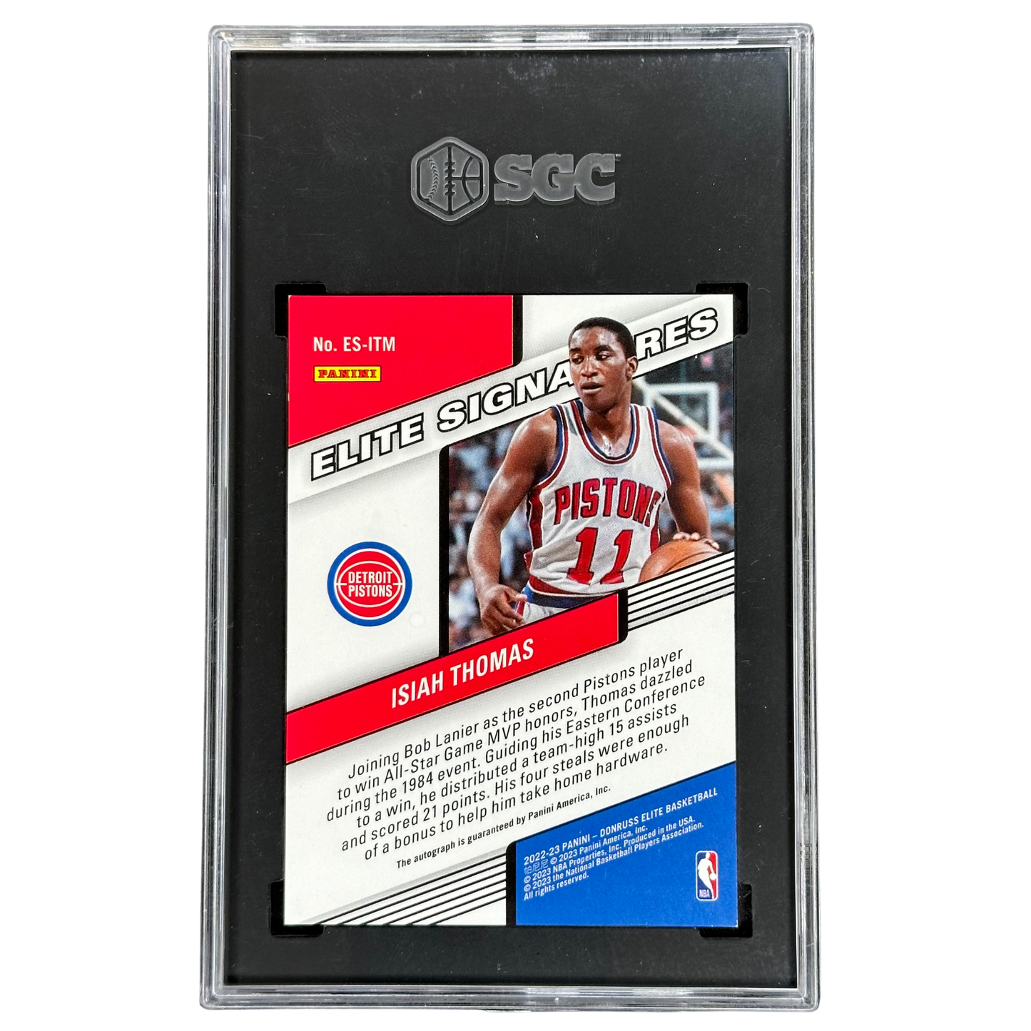 Isiah Thomas 2022 Elite Signatures Auto #ES-ITM
