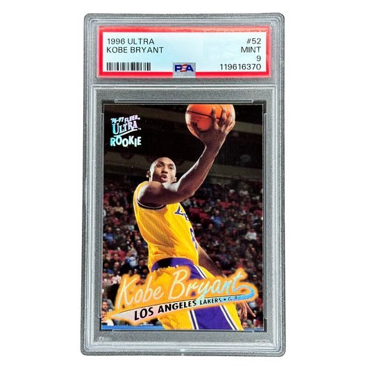 Kobe Bryant 1996 Ultra RC Rookie Card PSA 9 #52
