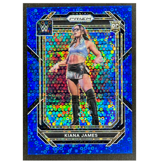 Kiana James 2023 Prizm Blue Disco RC Rookie Card 10/25 #138