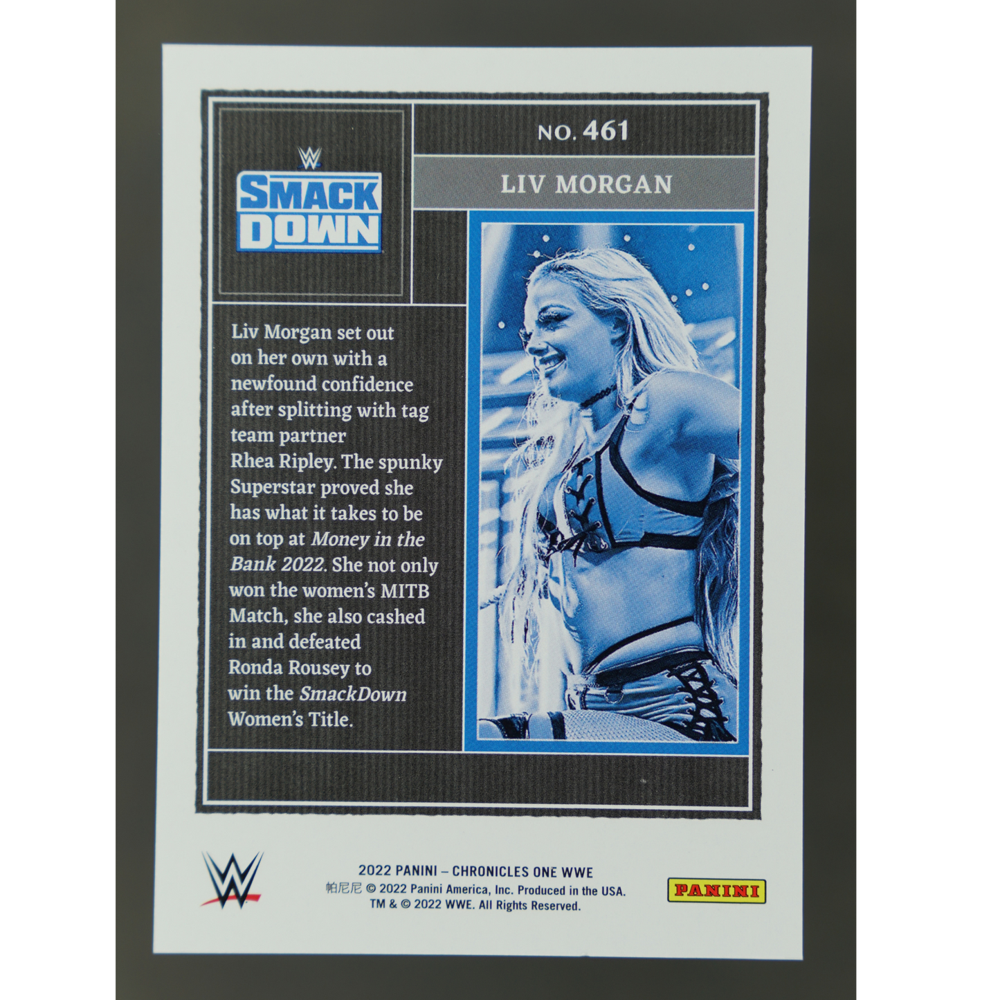 Liv Morgan 2022 Chronicles One 17/99 #461