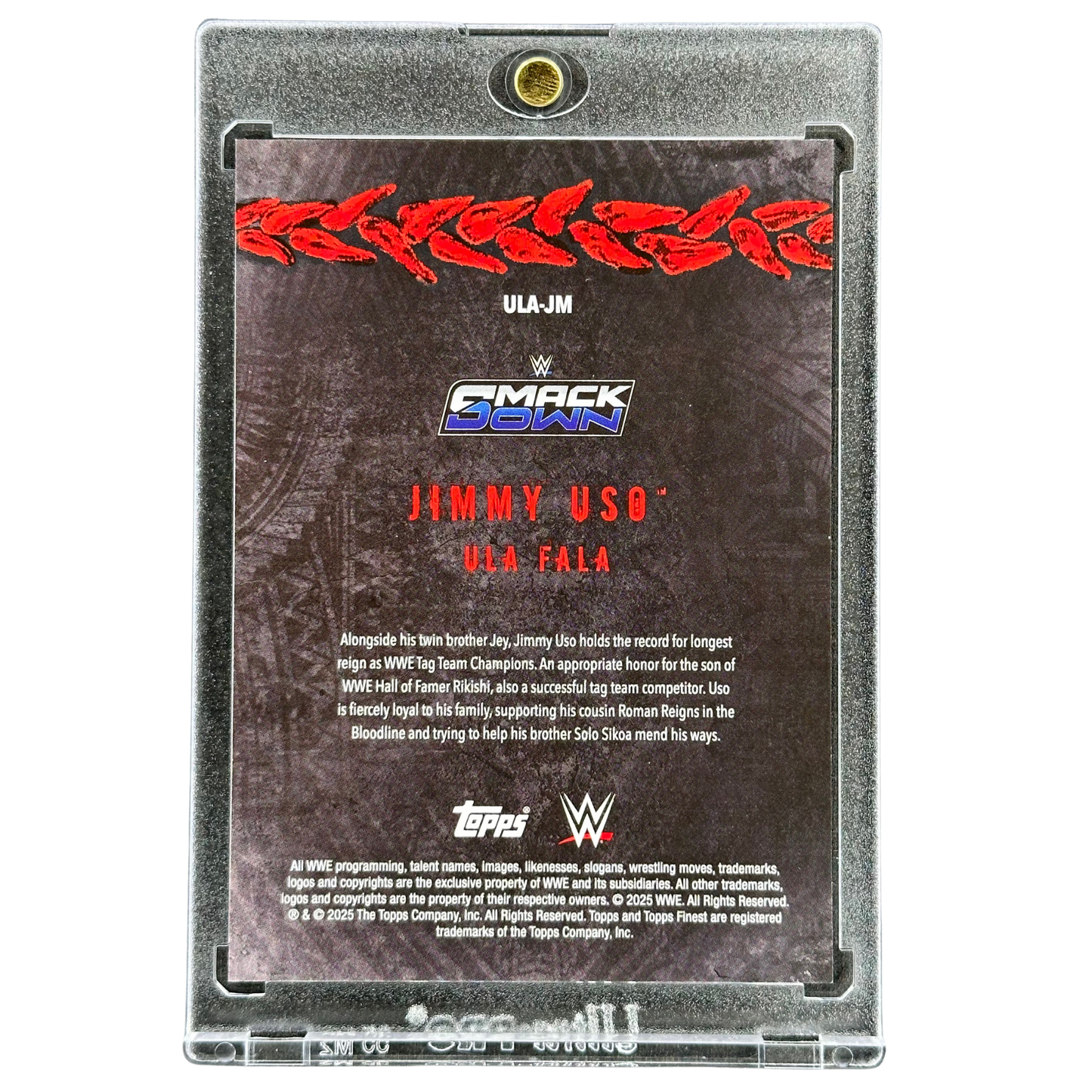 Jimmy Uso 2025 Finest Ula Fala #ULA-JM