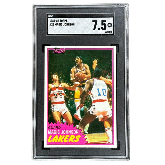 Magic Johnson 1981 Topps SGC 7.5 #21