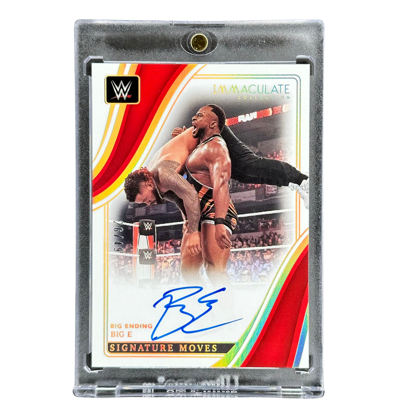 Big E 2023 Immaculate Signature Moves Auto 26/49 #IS-BGE