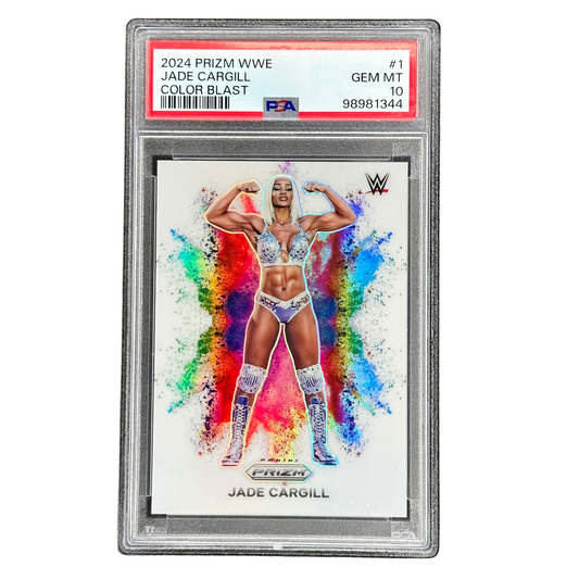 Jade Cargill 2024 Prizm Color Blast PSA 10 #1