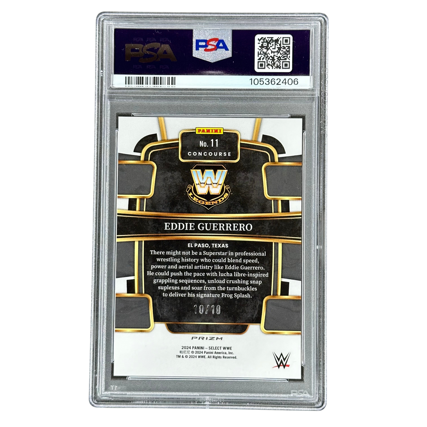 Eddie Guerrero 2024 Select Gold PSA 10 #11