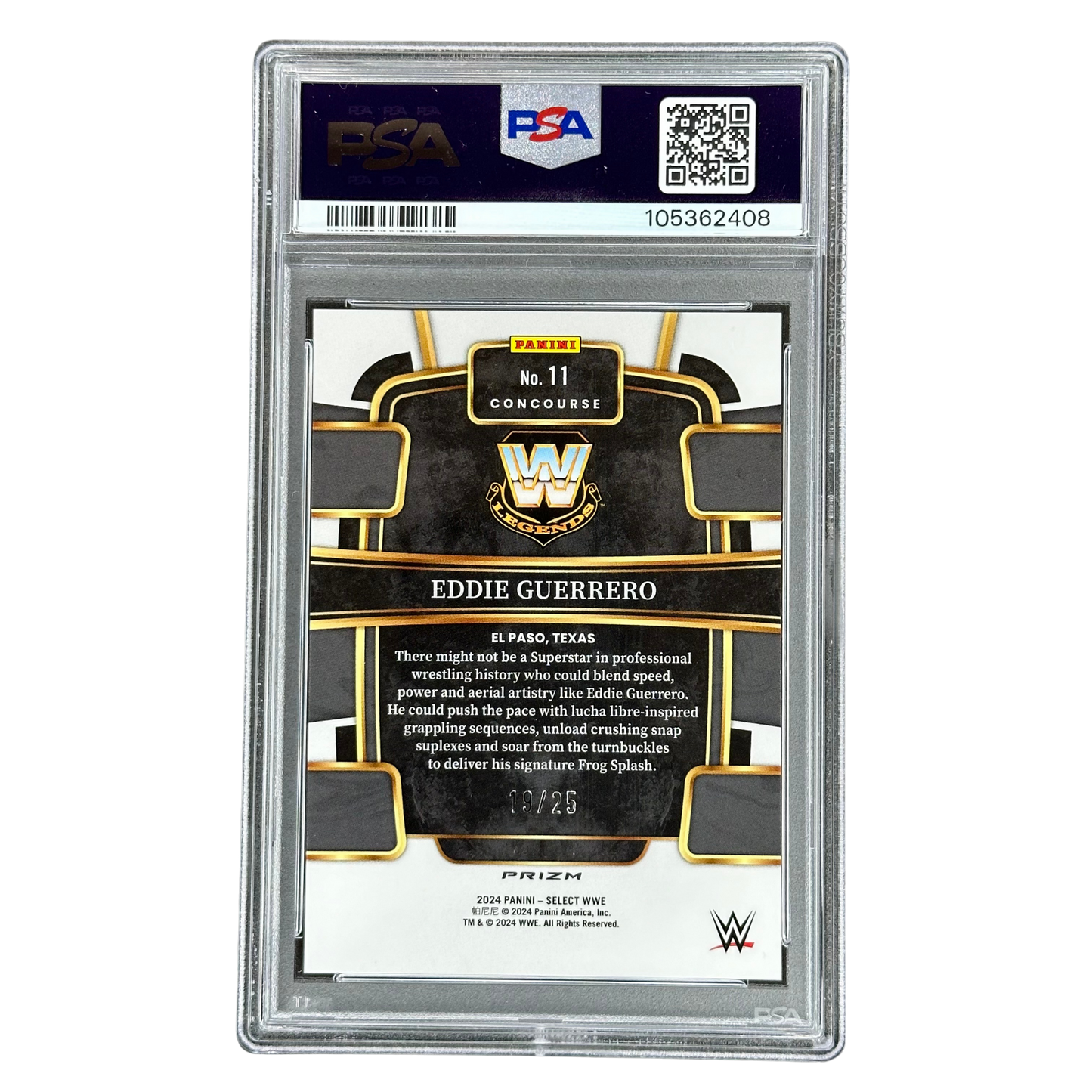 Eddie Guerrero 2024 Select Tie-Dye 19/25 PSA 10 #11