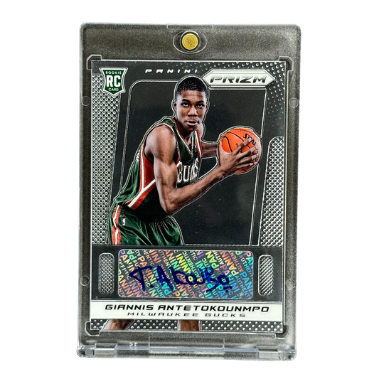 Giannis Antetokounmpo 2013 Prizm RC Rookie Card Auto #33