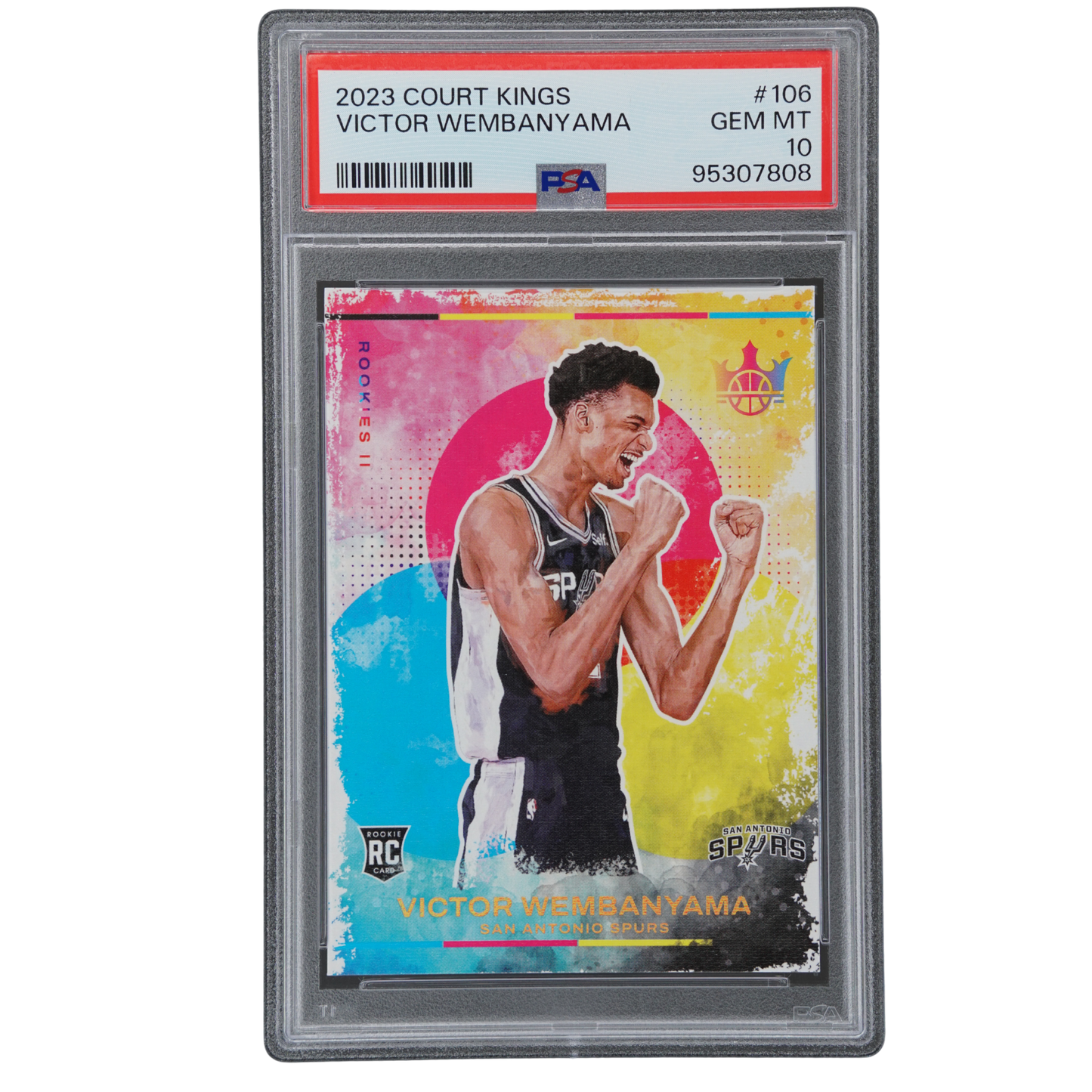 Victor Wembanyama 2023 Court Kings Rookies II RC PSA 10 #106
