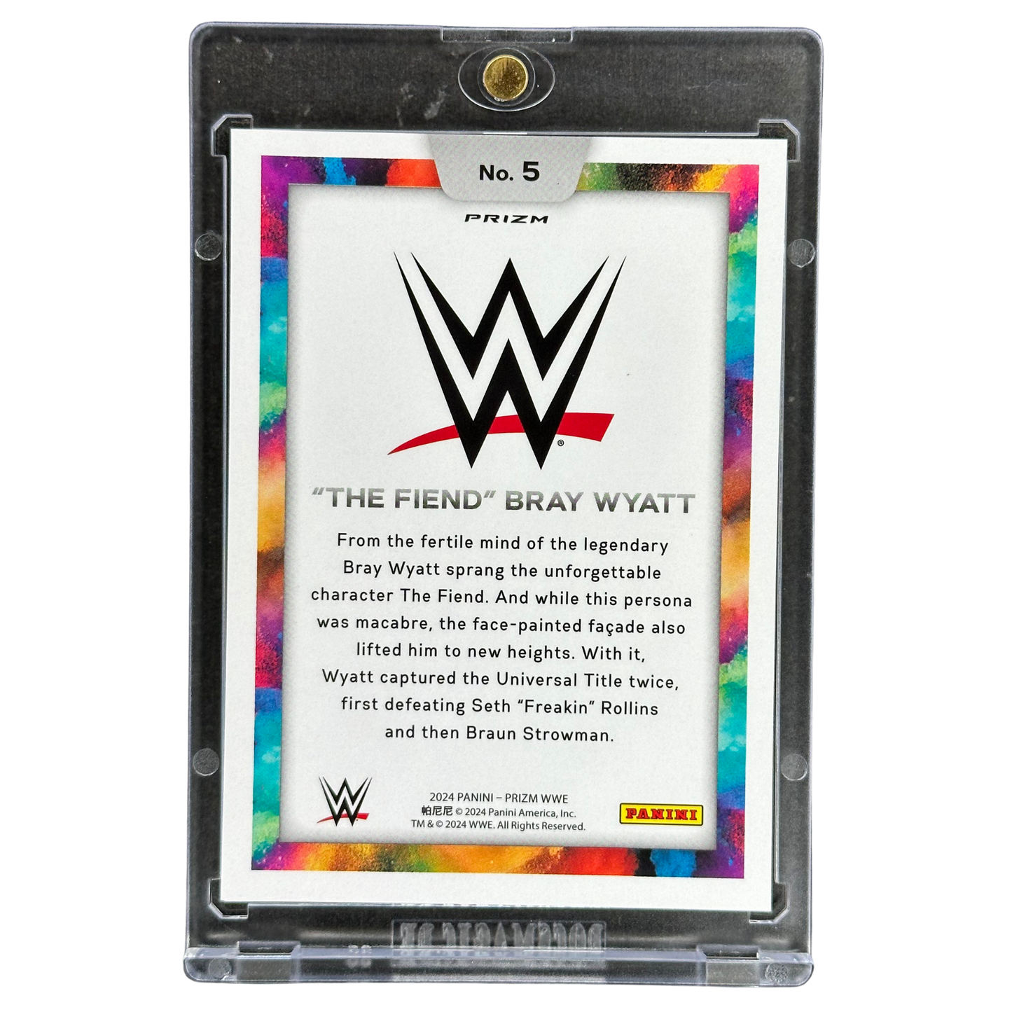 "The Fiend" Bray Wyatt 2024 Prizm Color blast #5